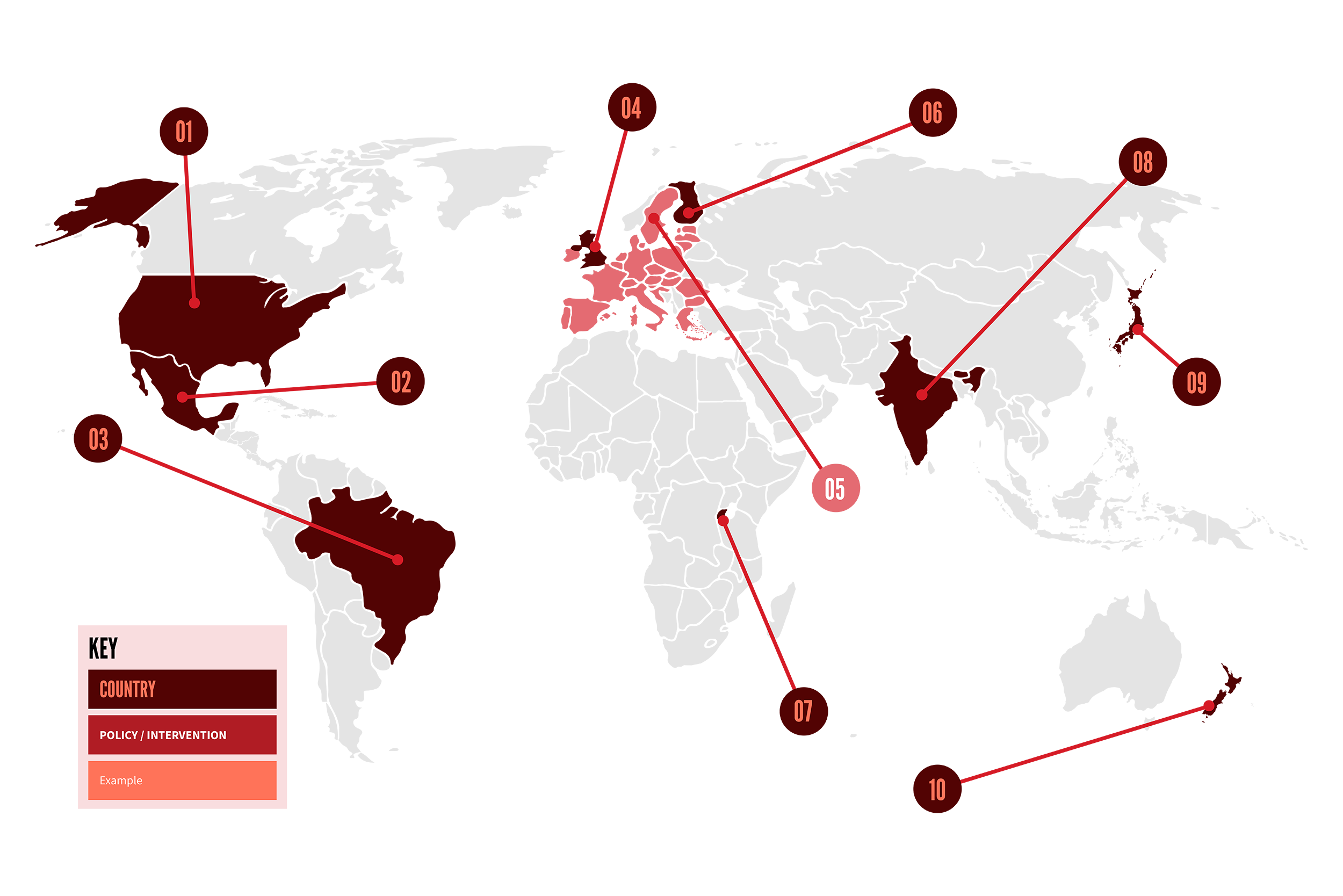 Number of IHD and stroke deaths (left panels) and age-standardized mortality rates (per 100,000 people) (right panels) attributable to ambient air pollution for both sexes and WHO regions.