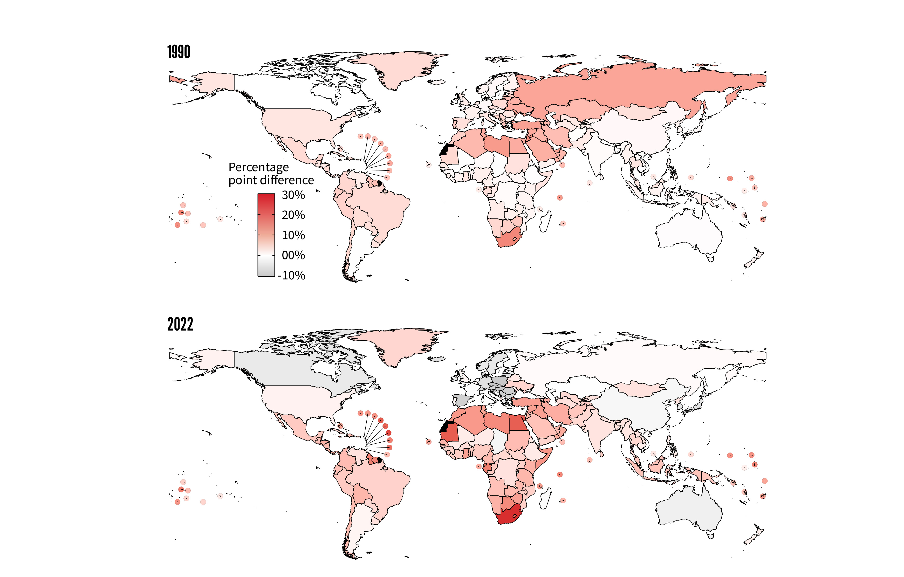 Number of IHD and stroke deaths (left panels) and age-standardized mortality rates (per 100,000 people) (right panels) attributable to ambient air pollution for both sexes and WHO regions.